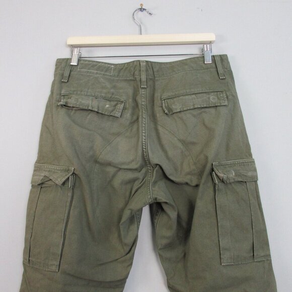 Rag & Bone Women's Cargo Pants 30 Green 100% Cotton Vtg Outdoor Workwear 776 - Picture 7 of 14